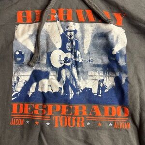 Gray Desperado Jason Alden Tour Hoodie